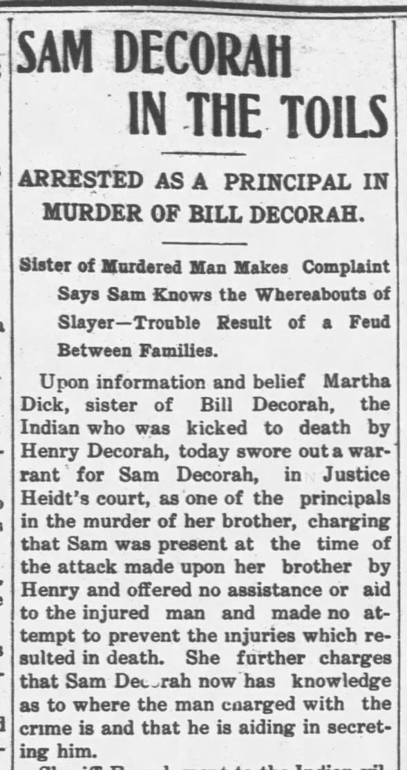 Clipping from Portage Daily Democrat
